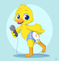 Ducky singing by OyenOrangeCat
