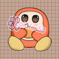 Waddle Dee w/ orange by Lokiomikuji