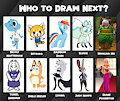 Who To Draw Next? by MisterInk