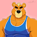 Tank Top Bear by Crimba