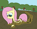 Fluttershy muddy muck sink 2