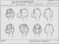 Sora Model Sheet - Head by TriasTheDinoArtist