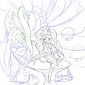 Sage Lord of Fungi sketch by Gakitori
