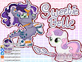 Sweetie Belle ( Redesign ) by xxxqueensweetpeaxxx