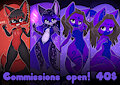Commissions open! by Freylika