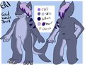 Erishark chibi ref sheet