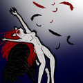Falling from the heavens by Synnie
