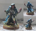 Tiefling warlock miniature