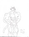 More of the Muscle Male Cat by bluecollie55