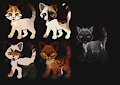 [OPEN] CAT ADOPTABLES by somnoire
