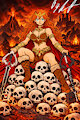 Hell amazon queen with keyblades by palmtree28
