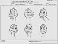 Sora Model Sheet - Expressions by TriasTheDinoArtist