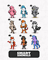 Smart Animals- Brainy Anthro Refs