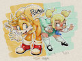 BUTT BUMP!!! Tails + Eleanor by PilloTheStar