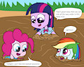 One deep clay pit by mucky