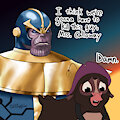 I think we're gonna have to kill this guy-Thanos and Calloway by TheFloofyCow