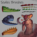 Scales brushes by ScarletSide
