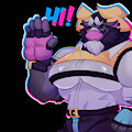 Morinetsu Sticker | Hi by Morinetsu