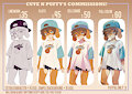 COMISSIONS OPEN by cutenpuffy