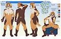 Gebji Ref Sheet (SFW) by Gebji