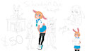 Schoolgirl Adopt Sketch Sheet #1