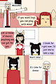 how tuxie met lupe - page 8 by kittydeer