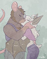 Magnus and Gavena kiss by GavBat