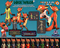 Nick Wilde 3D Model 🦊REMAKE🦊 by RasterRaccoon