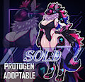 [ADOPTABLE] / Curvy Midnight Protogen