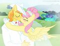 Braeburn and Fluttershy