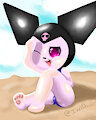 Beach Day Kuromi by IzziPurrito