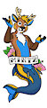 Anthrocon 2025 Badge - Mintz by Gebji