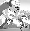 Cissia's uncertainty by AlloyRabbit