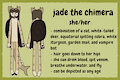 sfw jade ref sheet by kittydeer