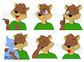 Stickers for Jimmy the Otter 2 [c] by Gato303