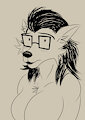 Fem Me with dark lips by TheGrave999