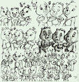 Care Bears AICAL style reference sheet by SkyWalker2000