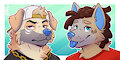 Duo Icon Commission for Lil_Jairito by Mytigertail