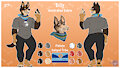 Reference Sheet for Billy - SFW Ver.