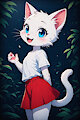 Nina the cat by benthebluecat