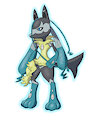 Mega Lucario Z by NemiStarSlayer