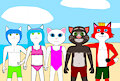 Walking around the beach with Tom and Angela by TheFurryTree