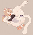 tummy-mommy cat by greengirdle