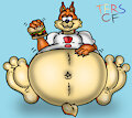 Stuffed Bubsy by TheRedSkunk
