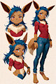 Dara the Eevee by scorpianpp