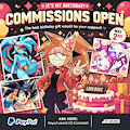 My Birthday - Commissions Open by Spaicy