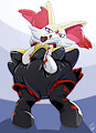 Puffy Braixen by KASTMI