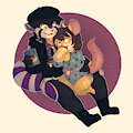 Cuddlebug Siblings (Art by Battler) by TsunderePanda