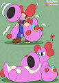 Birdo plush TF by Dustyerror