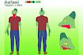 Reference Sheet - Rafael 2.0 by Tutankabron2uv